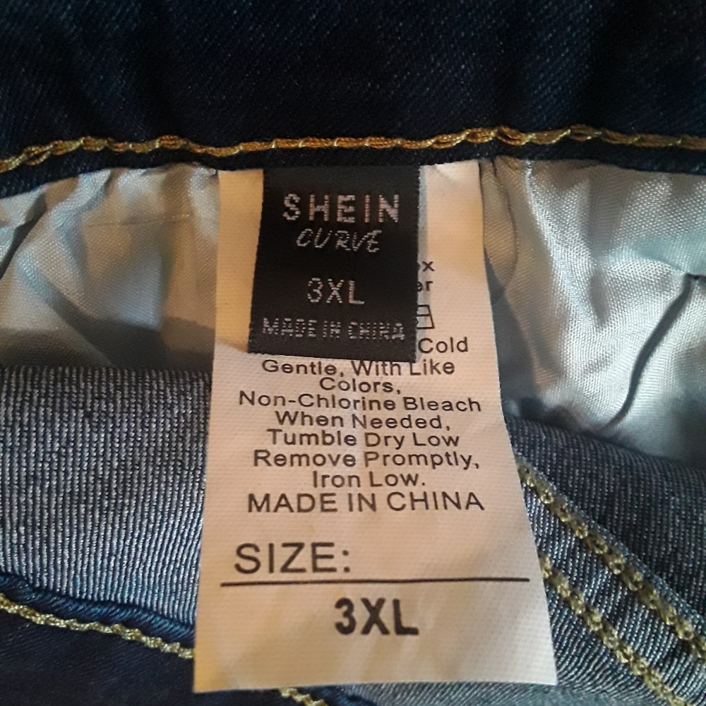 SHEIN denim skinnys